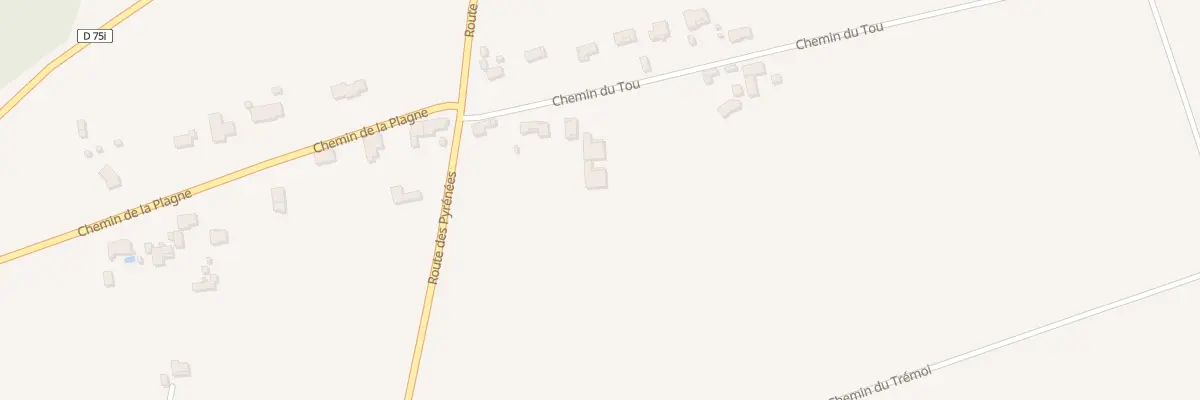 Plan du 8 Chem du Tou au Cuing