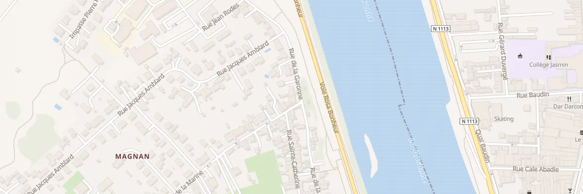 Plan du 189 Rue de la Garonne au Passage