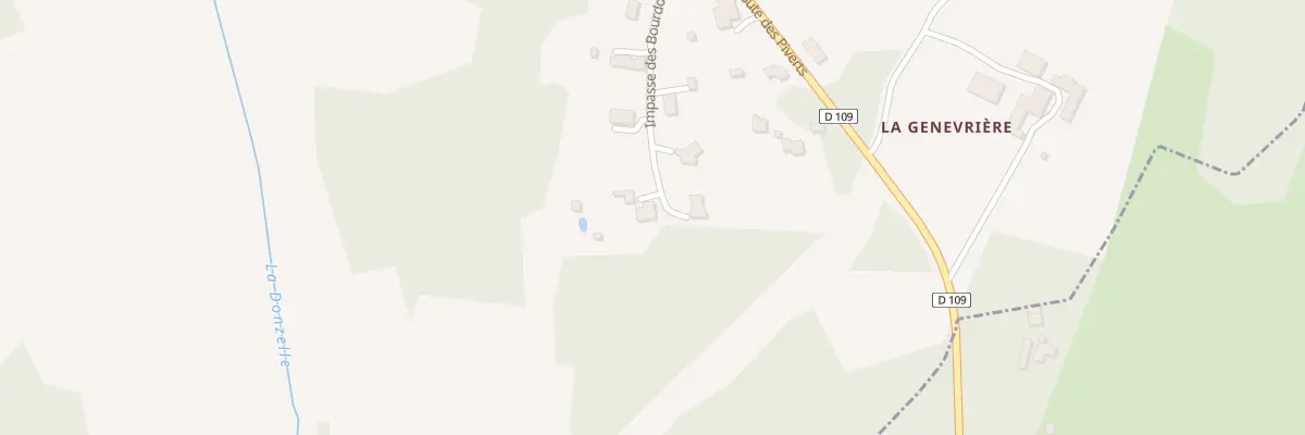 Plan du 222 Imp des Bourdons à Bussac