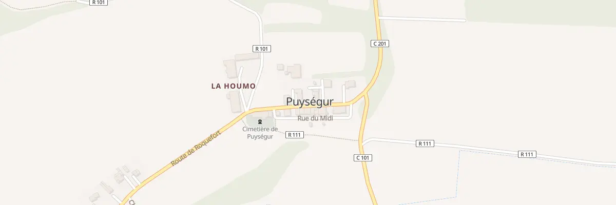 Plan du 5027 Au Village à Puységur
