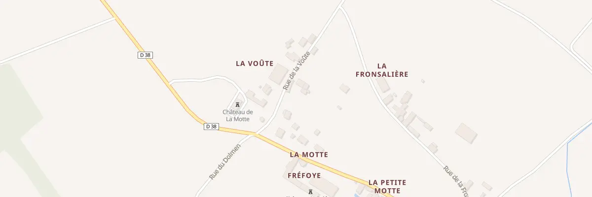 Plan du 8 Rue de la Voûte à Senillé-Saint-Sauveur