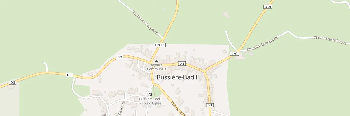 Plan du 37 Le Bourg à Bussière-Badil