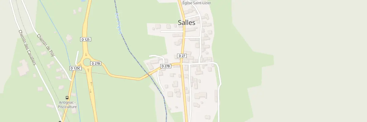 Plan du 42 Village de Salles à Salles-et-Pratviel