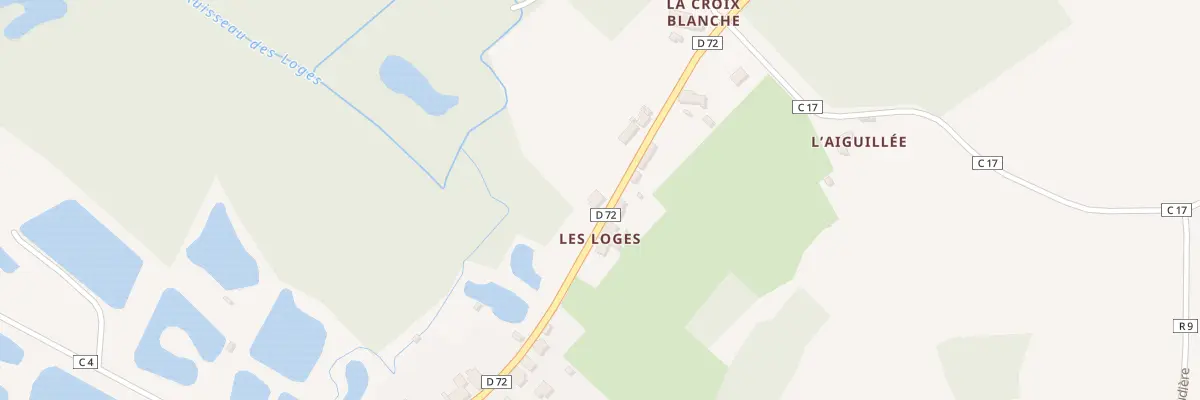Plan du 10 Les Loges à Coudrecieux