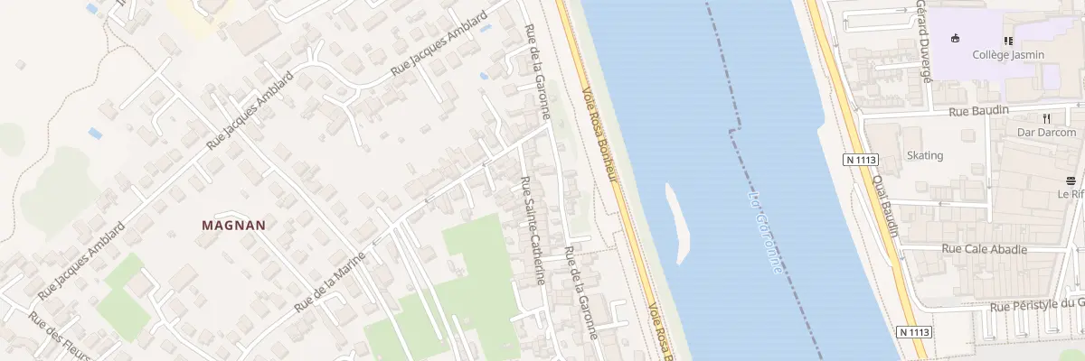Plan du 173 Rue de la Garonne au Passage