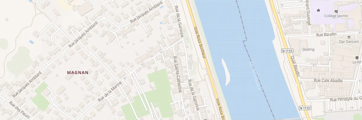 Plan du 171 Rue de la Garonne au Passage
