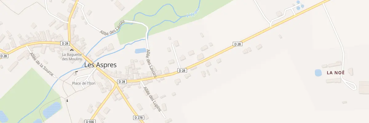 Plan du 23 Rue du Stade aux Aspres