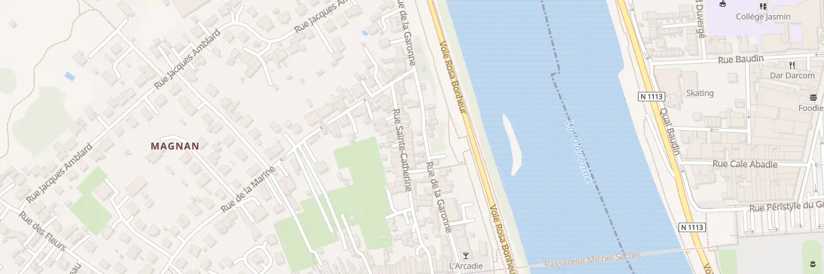 Plan du 163 Rue de la Garonne au Passage