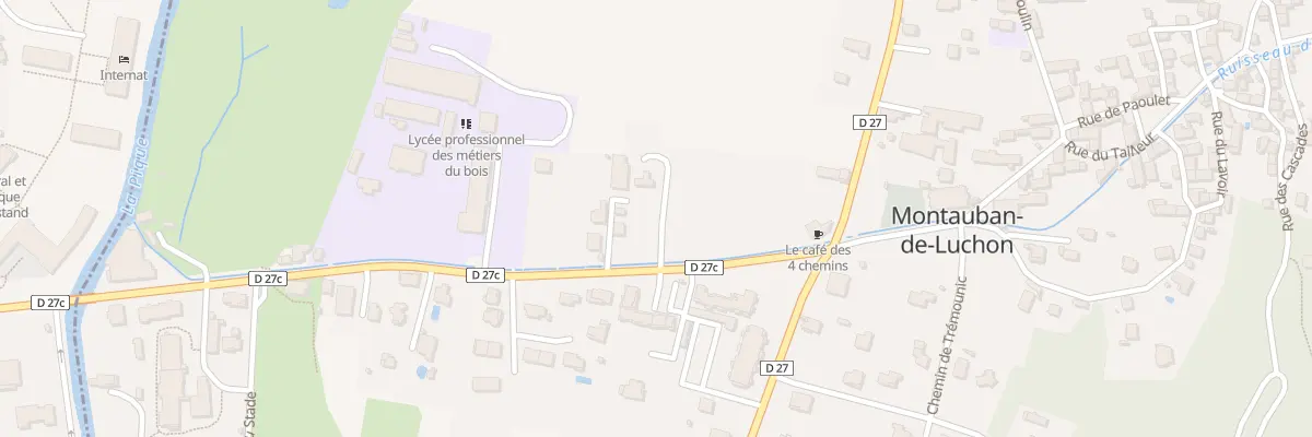 Plan du 134 Av du Bois Chantant à Montauban-de-Luchon