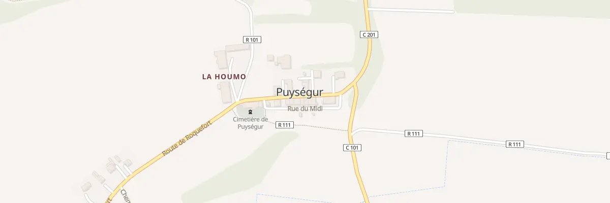 Plan du 7 Rue du Village à Puységur