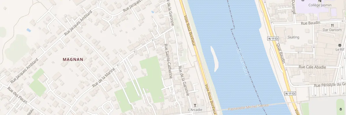 Plan du 161 Rue de la Garonne au Passage