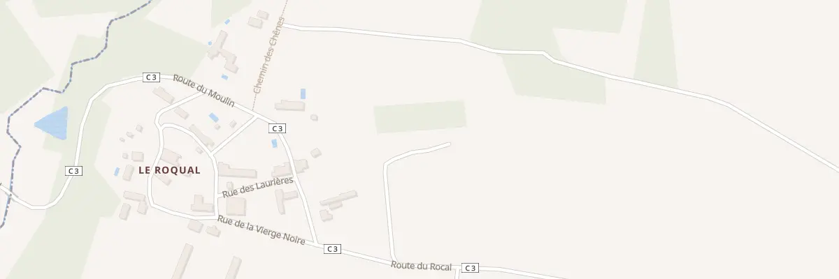 Plan du 12 Le Roqual à Monmadalès
