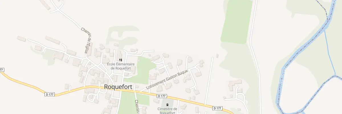 Plan du 5101 Au Village à Roquefort