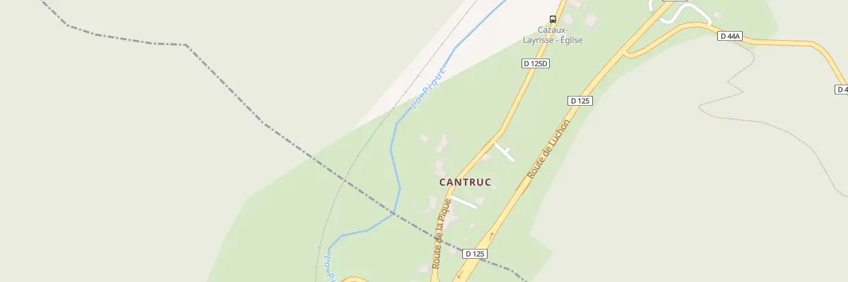 Plan du 44B Cantruc à Cazaux-Layrisse