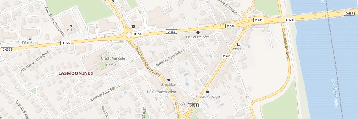 Plan du 7 Av Paul Bême au Passage