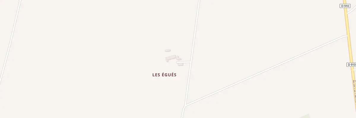 Plan du 1 Les Egues à Maillé