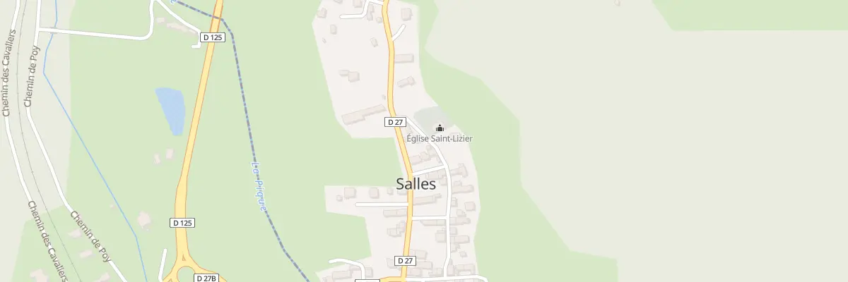 Plan du 15 Village de Salles à Salles-et-Pratviel