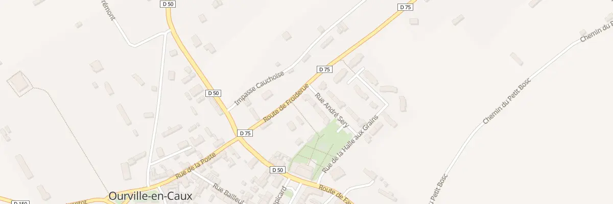 Plan du 2 Res de la Mairie à Ourville-en-Caux