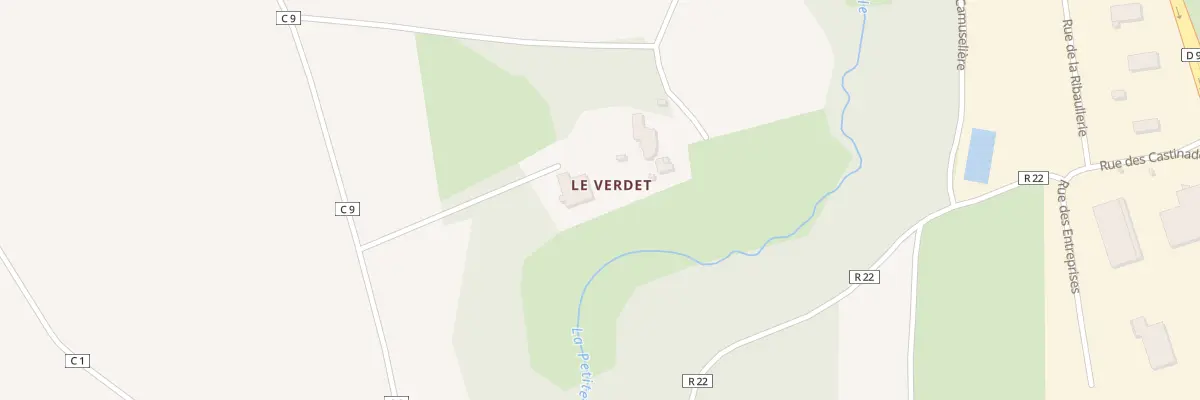 Plan du 7 Le Verdet à Charentilly