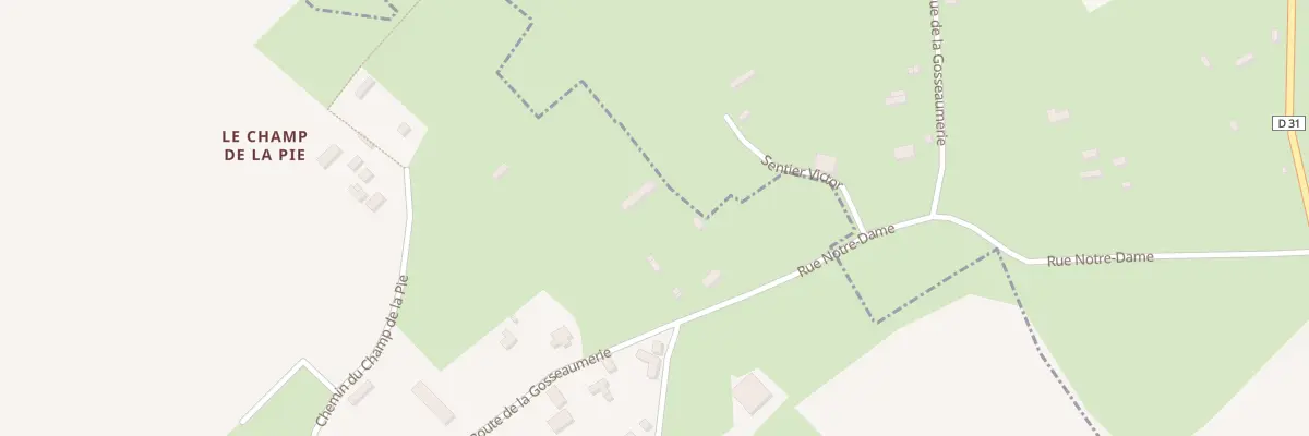 Plan du 355 Rte de la Gosseaumerie à Saint-Victor-d’Épine