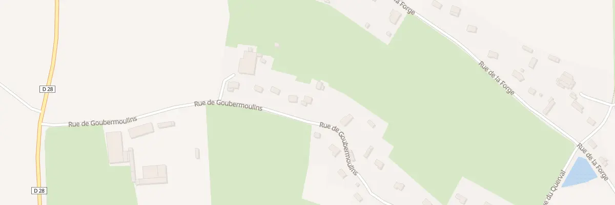 Plan du 405 Rue de Goubermoulins à Grand-Camp