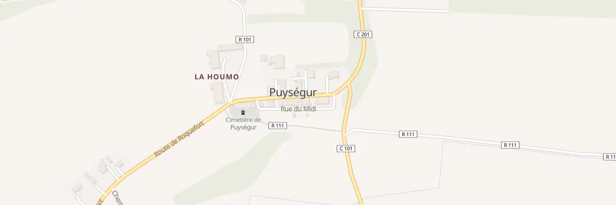 Plan du 5029 Au Village à Puységur