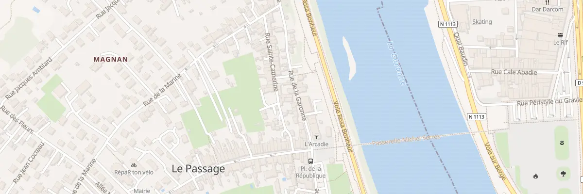 Plan du 145 Rue de la Garonne au Passage