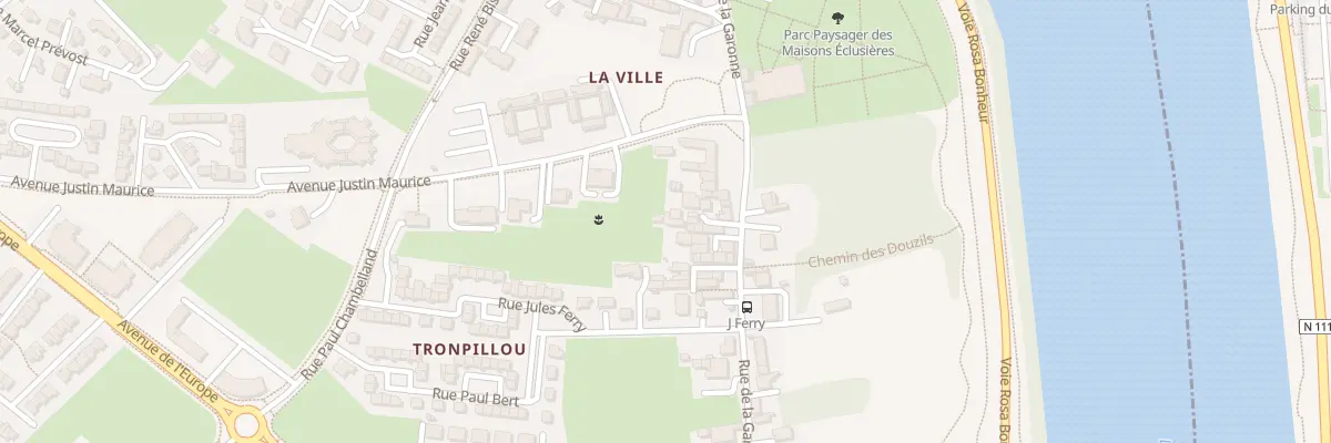 Plan du 33 Rue de la Garonne au Passage