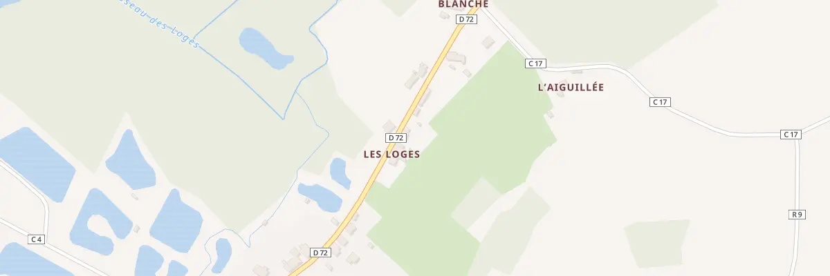 Plan du 7 Les Loges à Coudrecieux