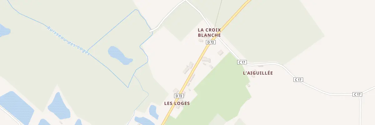 Plan du 6 Les Loges à Coudrecieux