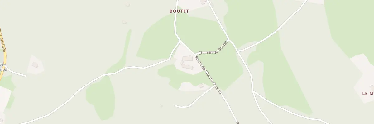 Plan du 1 Boutet à Bourrou