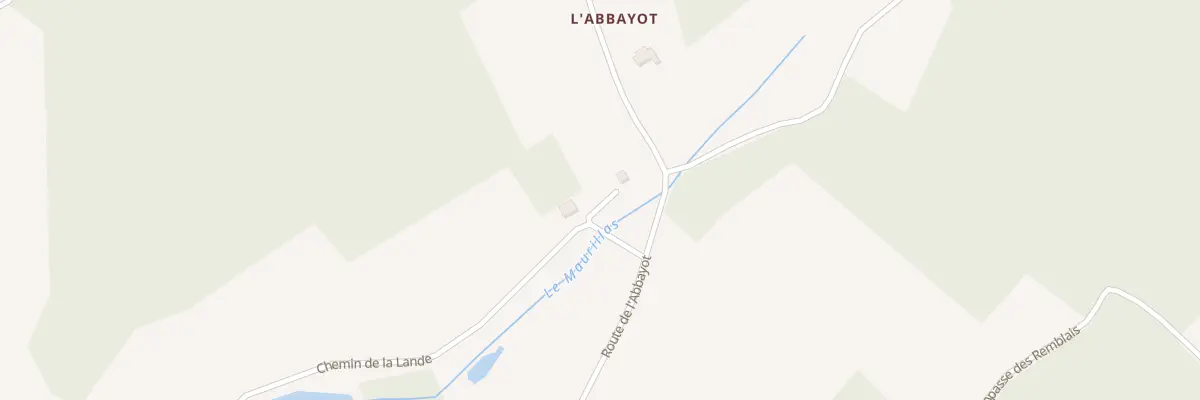 Plan du 109 L’Abbayot-Est à Douville