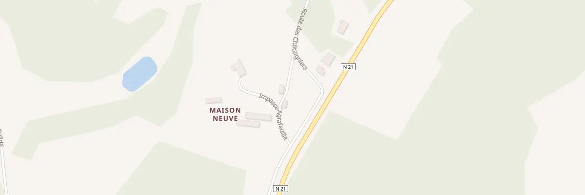 Plan du 83 Maison Neuve Nord à Douville