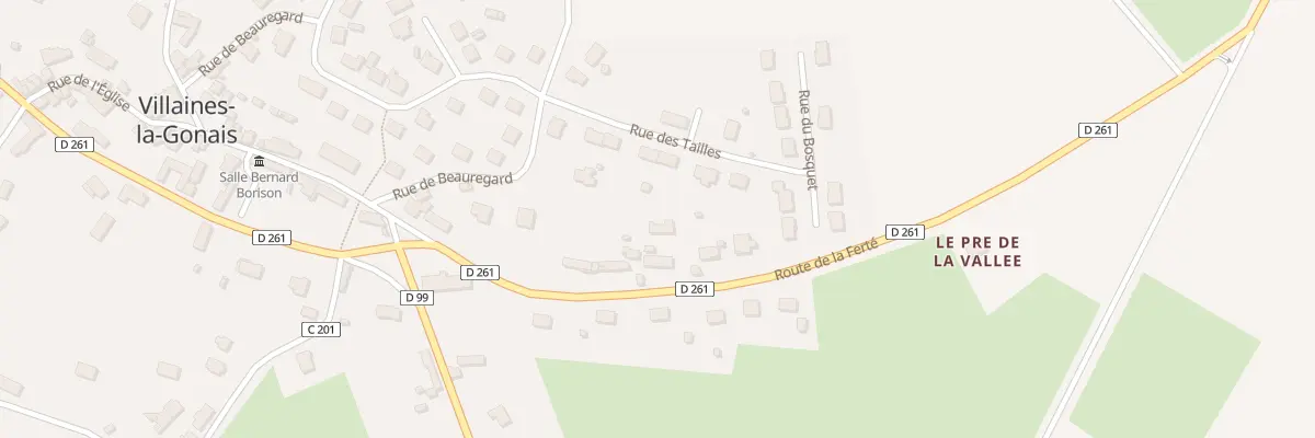 Plan du 19 Rte de la Ferte à Villaines-la-Gonais