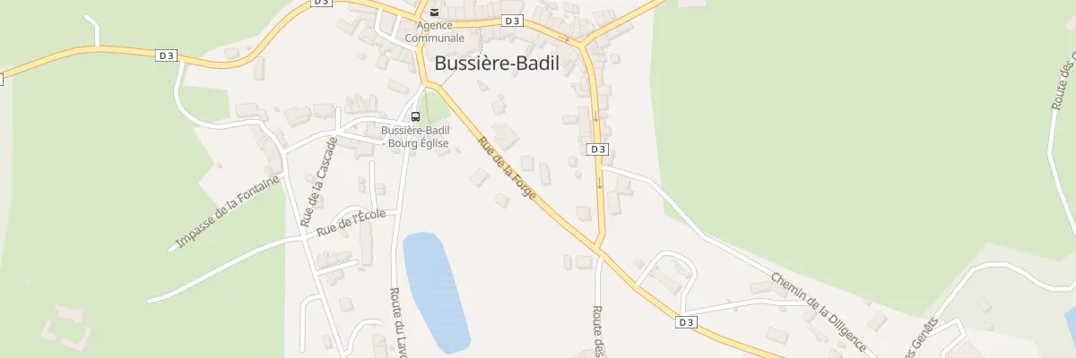 Plan du 69 Le Bourg à Bussière-Badil