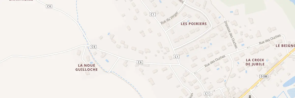 Plan du 1 Rue des Chevaleraies à Charentilly