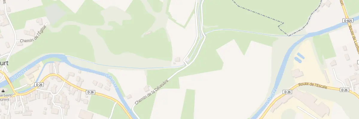 Plan du 7 Che de la Devezere à Izaourt