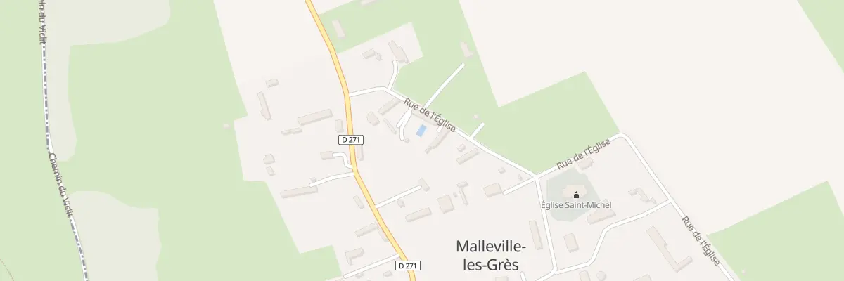 Plan du 571 Rue de l’Eglise à Malleville-les-Grès