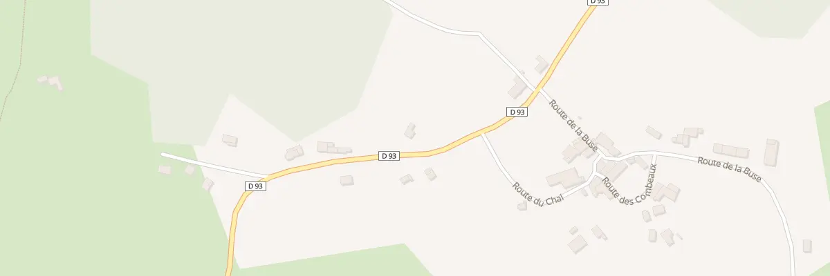 Plan du 3025 Rte de la Petite Forêt à Teyjat