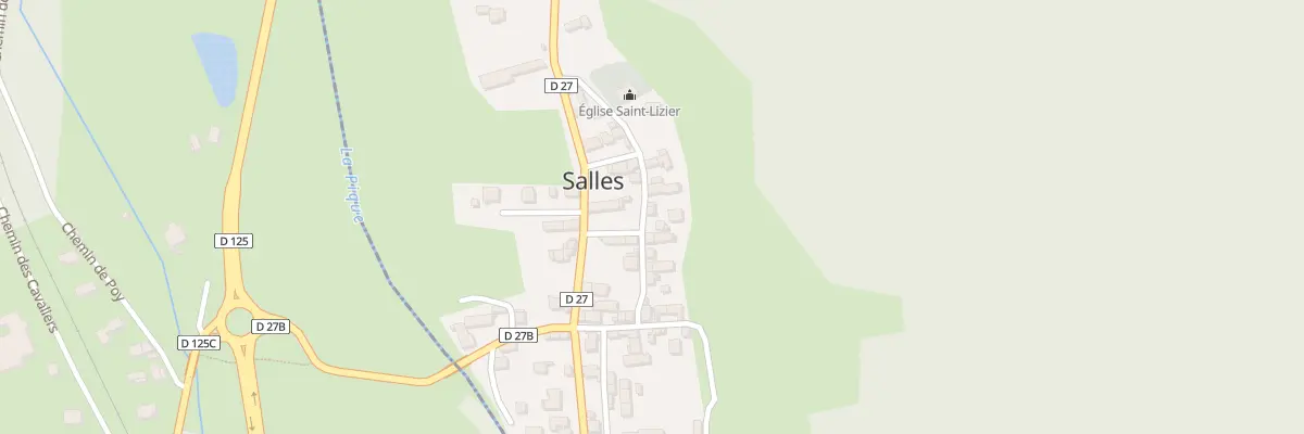 Plan du 22 Village de Salles à Salles-et-Pratviel