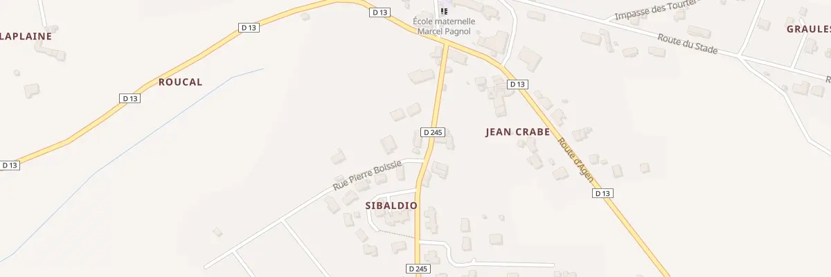 Plan du 93 Sibaldio à Laugnac