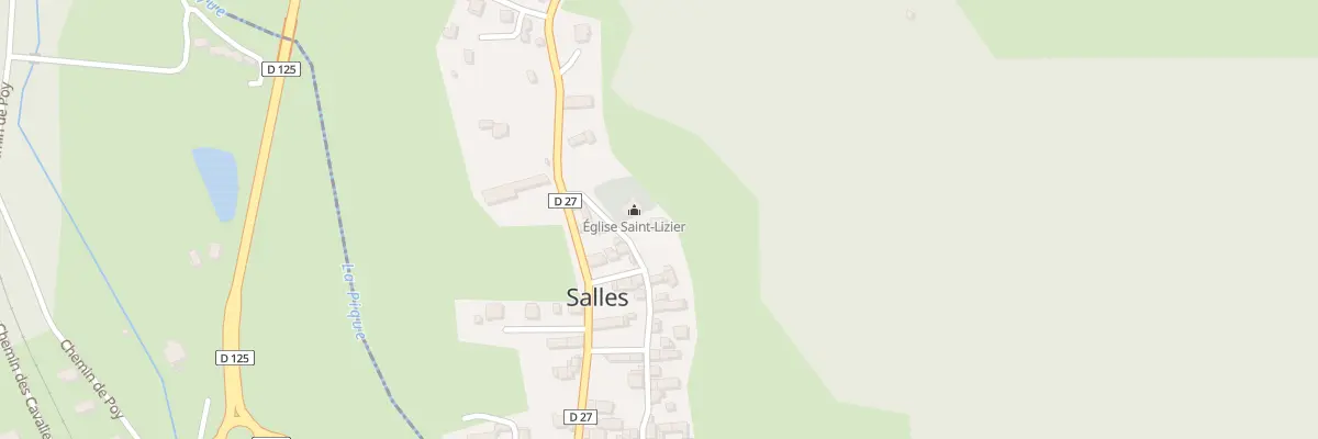 Plan du 79 Village de Salles à Salles-et-Pratviel