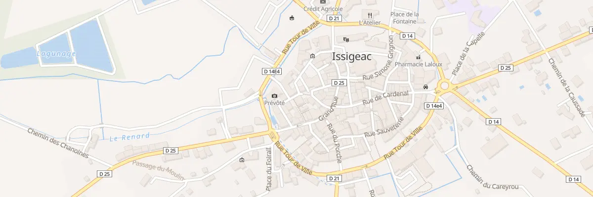 Plan du 2 Pl St Felicien à Issigeac