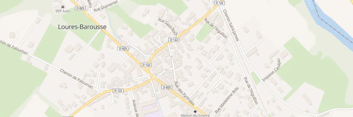 Plan du 7 Rue des Pyrénées à Loures-Barousse