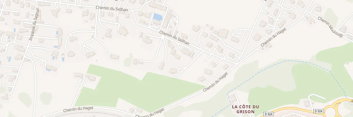 Plan du 48 Che du Seilhan à Auch