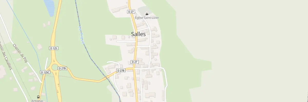 Plan du 30 Village de Salles à Salles-et-Pratviel