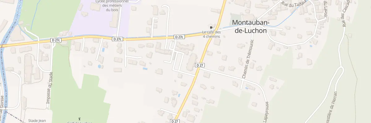 Plan du 130 Rte de Bonnegarde à Montauban-de-Luchon