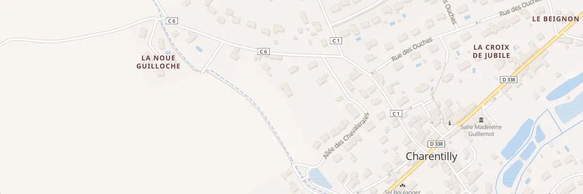 Plan du 8T Les Chevallerais à Charentilly