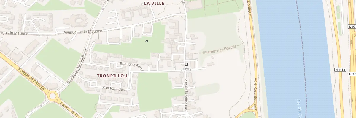 Plan du 19 Rue de la Garonne au Passage