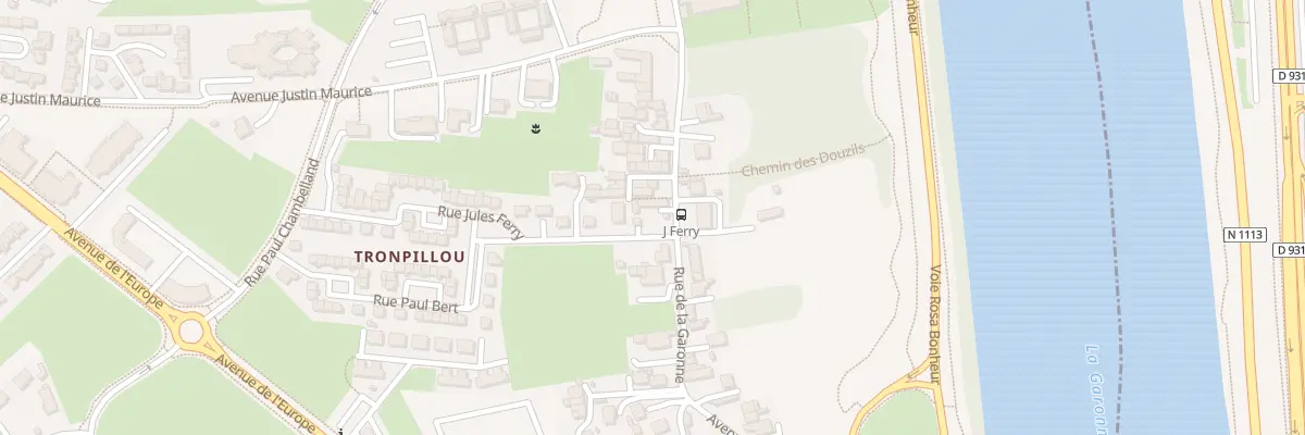 Plan du 17 Rue de la Garonne au Passage